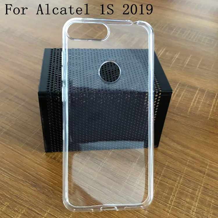 Роскошный мягкий силиконовый чехол для телефона Alcatel 1S 5024D 2019 5 дюйма задние