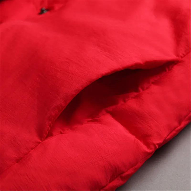 Duvet Hiver Femelle De Le Blanc Longues Vers Parka Rouge Chaud Tt212 Vêtements Femmes Sections Bas Veste Manteau Canard twCqn8