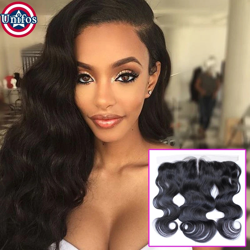 

Peruvian Hair Lace Frontal Closure 13*4 Inches Ear to Ear Lace Frontal Closure Body Wave Natural Black Swiss Lace CLosure Hot