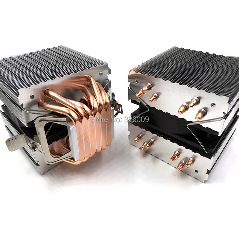 ARSYLID CN-609A-P 9 см 4pin вентилятор 6 тепловым стержнем heat pipe Процессор кулер вентилятор охлаждения для Intel LGA775 1151 115x1366 2011 для AMD AM3 AM4 радиатора