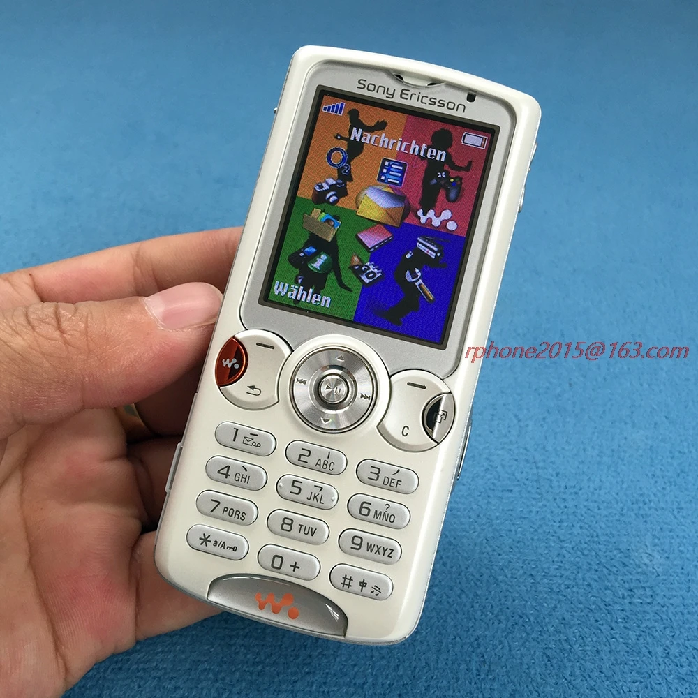 Отремонтированный сотовый телефон Sony Ericsson W810 Bluetooth 2 МП разблокированный W810i