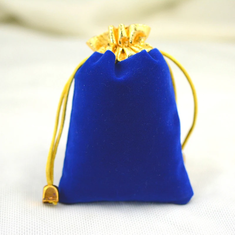 7*9 см 100 шт. Пномпень Королевский синий ювелирные изделия бархатной сумки для упаковки подарков ручной работы женские ювелирные изделия
