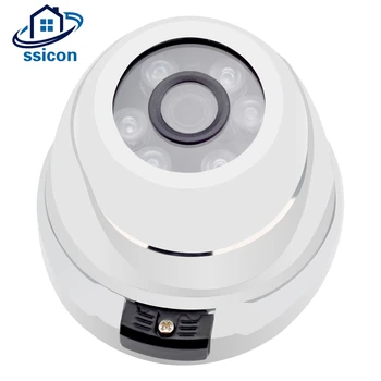 

SSICON Analog AHD Surveillance Security Camera 3.6mm Lens Metal Vandalproof 4MP Mini Indoor Camera Dome With OSD Menu