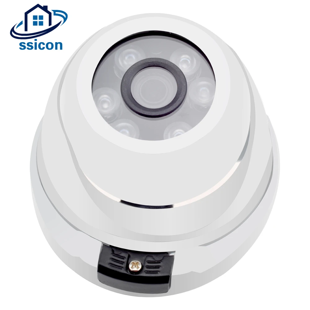 

SSICON Analog AHD Surveillance Security Video Camera 3.6mm Lens Metal Vandalproof 4MP Indoor Camera Dome With OSD Menu