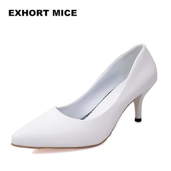 

2019 Super High Women Shoes Pointed Toe Pumps Patent Leather Dress High Heels Boat Wedding Shoes Zapatos Mujer Matte