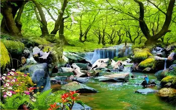 

3d wallpaper custom mural non-woven 3d room wallpaper 3d Forest streams scenery paintings murals photo 3d wall mural wallpaper