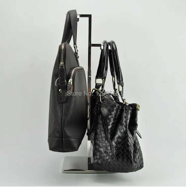 Metal Stainless steel adjustable handbag/ bag display stand holder