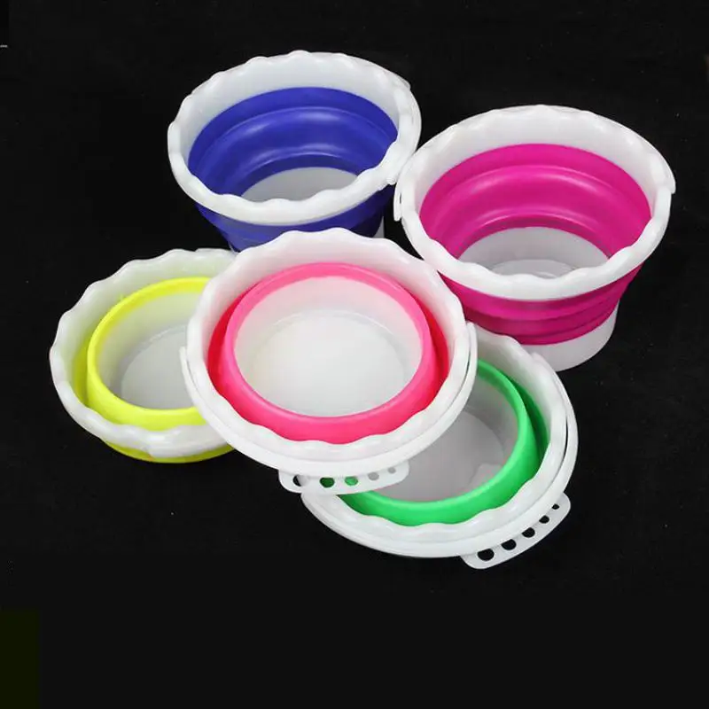 

Silicone Folding Pen Bucket Paint Brush Special Painting Retractable Pen Holder Water Powder Pigment Wash Pen Art Set