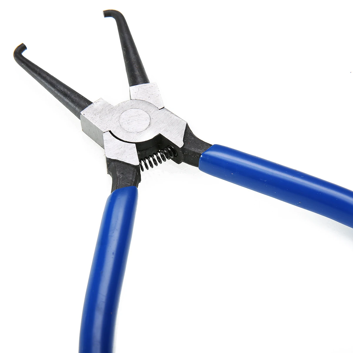 Portable Fuel Plier Iron Joint Pliers Fuel Hose Pipe Buckle Removal Caliper Fits for Car Auto Repair Hand Tool with Blue Handle