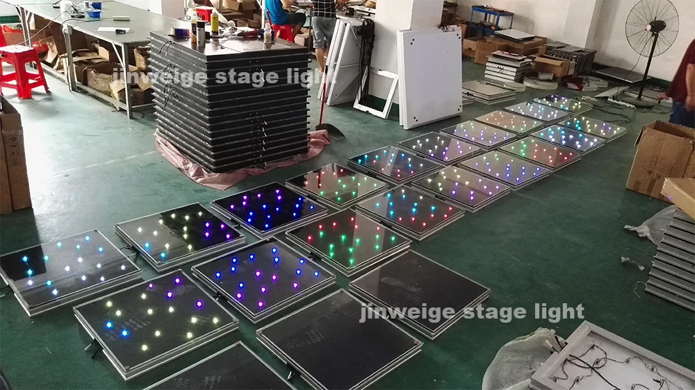 2 фута * Звездный танцпол панель белый RGB смешивание цветов Светодиодная звезда