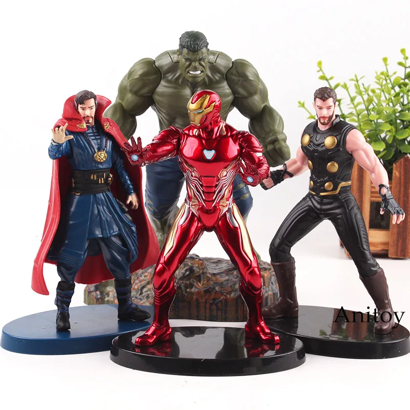 

Avengers 3 Marvel Infinity War Iron Man Doctor Strange Thor Statue PVC Action Figure Collection Model Toy Gift