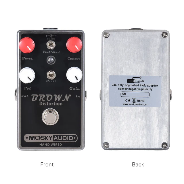 Marrón Pedal de efecto de distorsión de guitarra de alta calidad distorsión de efectos de guitarra clon WAMPLER PINNACLE Marrón Pedal de efecto de distorsión de guitarra de alta calidad distorsión de efectos de guitarra clon WAMPLER PINNACLE