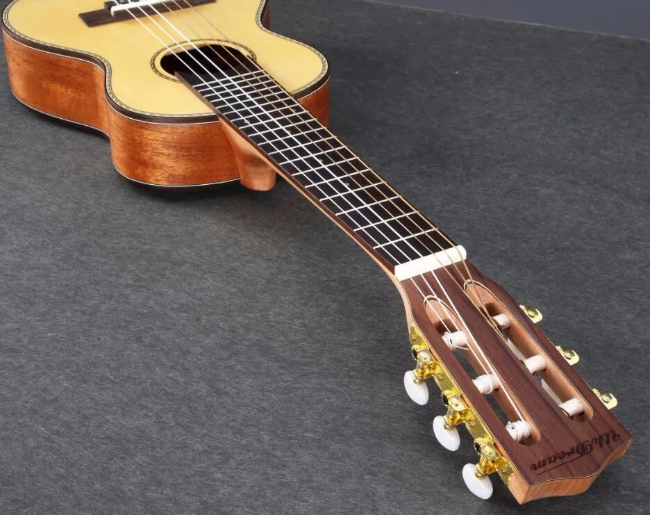 Музыкальные инструменты 2" гитара укулеле Guitalele Guitarlele Guilele розовое дерево Материал гитара для путешествий