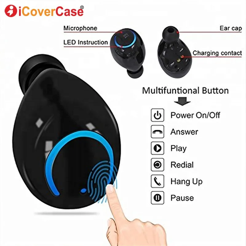 For Huawei Honor Play note 10 V20 V10 V9 V8 9n 9i P smart + plus 2019 Bluetooth Headphone Wireless Earphone Earbud Earpiece Case