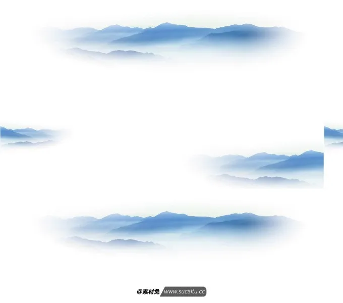 简约水墨山水背景ps图案