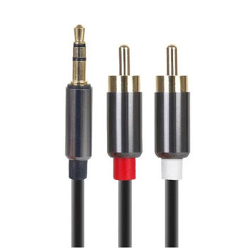 

Audio Cable 2RCA to 3.5 Audio Car Cable RCA 3.5mm Jack Male to Male RCA AUX Cable for Amplifier Phone Headphone Speaker