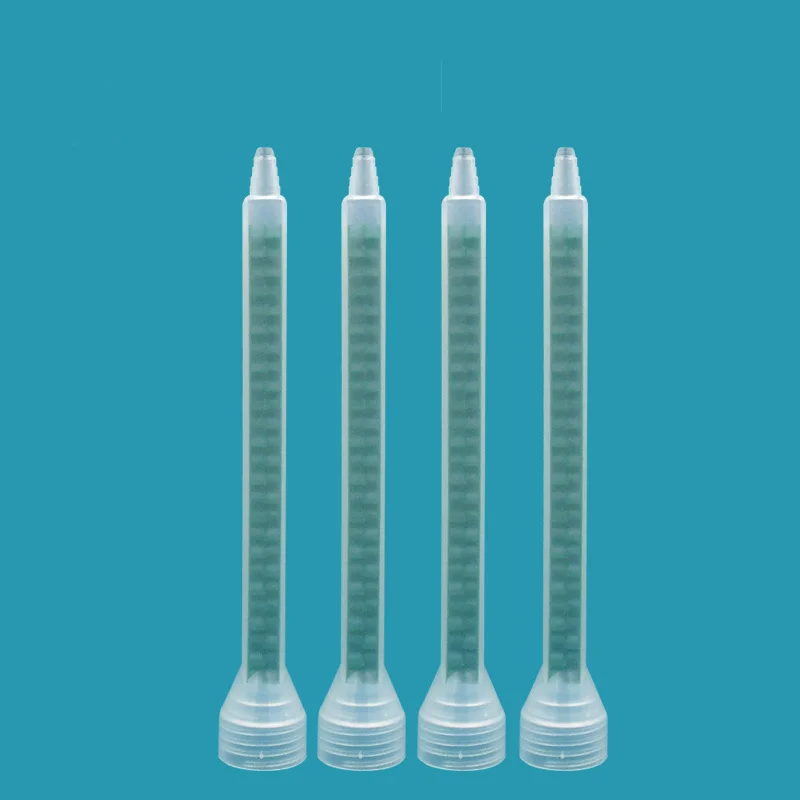 

TZ-F0824T static mixing tube needle AB glue nozzle mixing head mixer plastic square tube adhensive dispensing nozzle