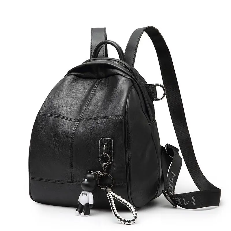 

Fashion Women's Genuine Leather Backpack mochilas mujer 2018 Woman Knapsack Backpacks Ladies Shoulder Travel Laptop Bags C222