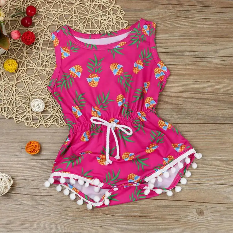 

Newborn Toddler Kids Baby Girls Printing Romper Jumpsuit Sunsuit Clothes Set summer cool baby girl clothes August 15