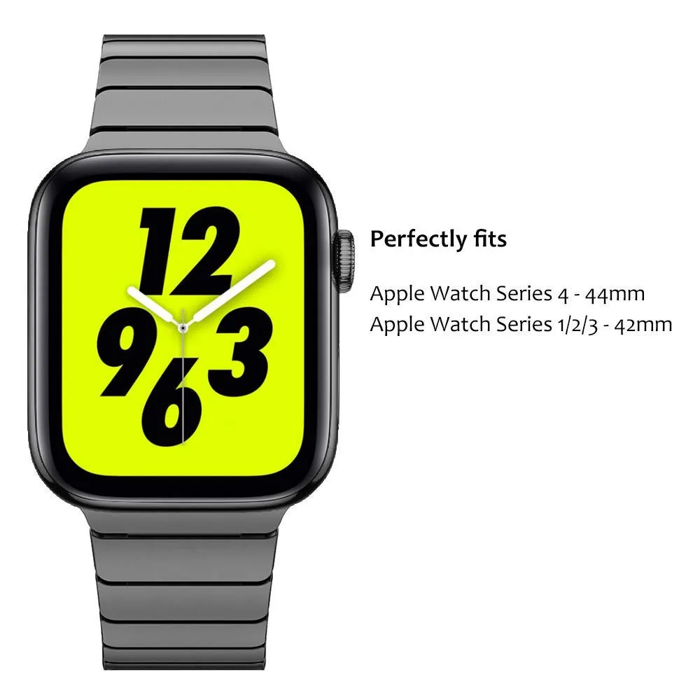Лидер продаж Нержавеющая сталь часы ремешок для Apple Watch Series 43 2 1 iWatch 38/44 мм Великобритании