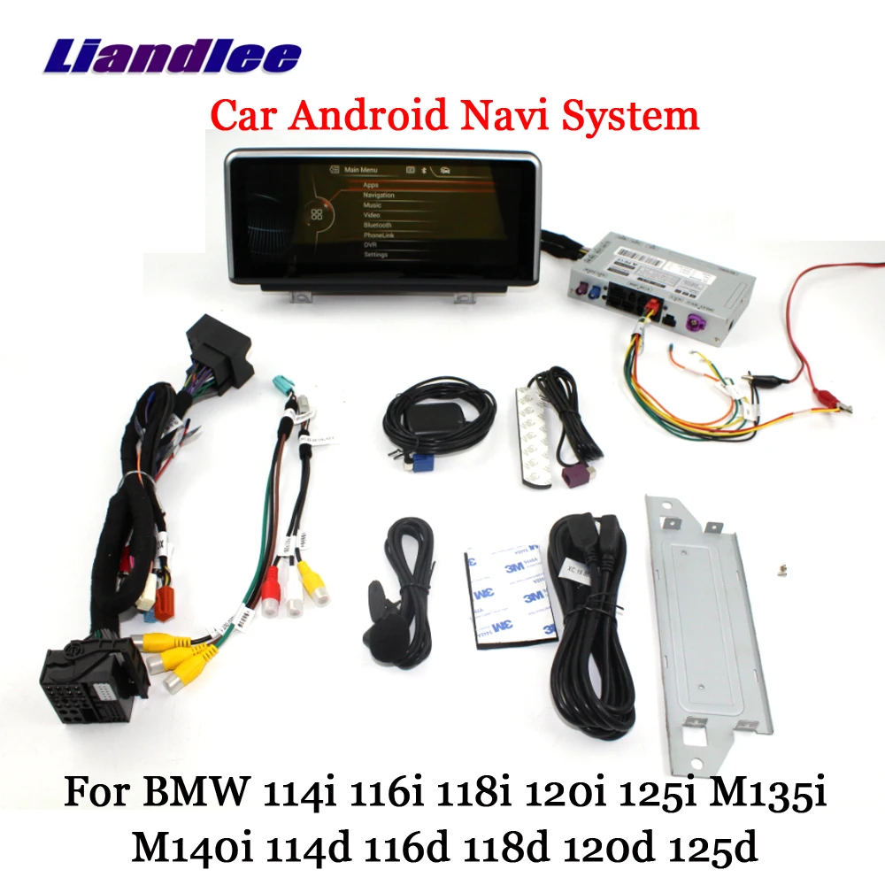 Liandlee Android для BMW 114i 116i 118i 120i 125i M135i M140i 114d 116d 118d 120d 125d Carplay Камера gps навигации мультимедиа