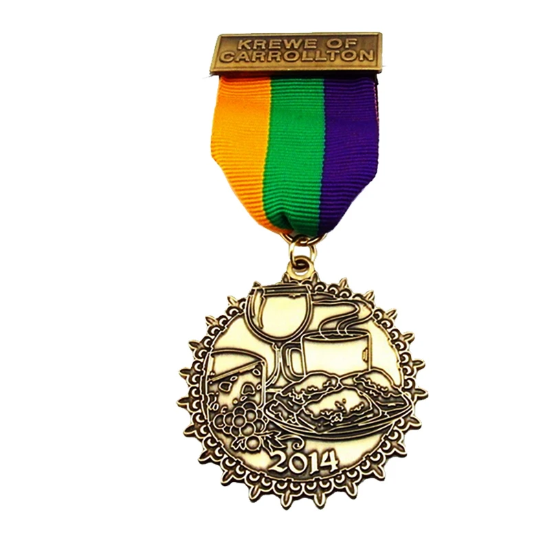 Custom Cheap Zinc Alloy Soft Enamel Metal Award MedalNoncurrency