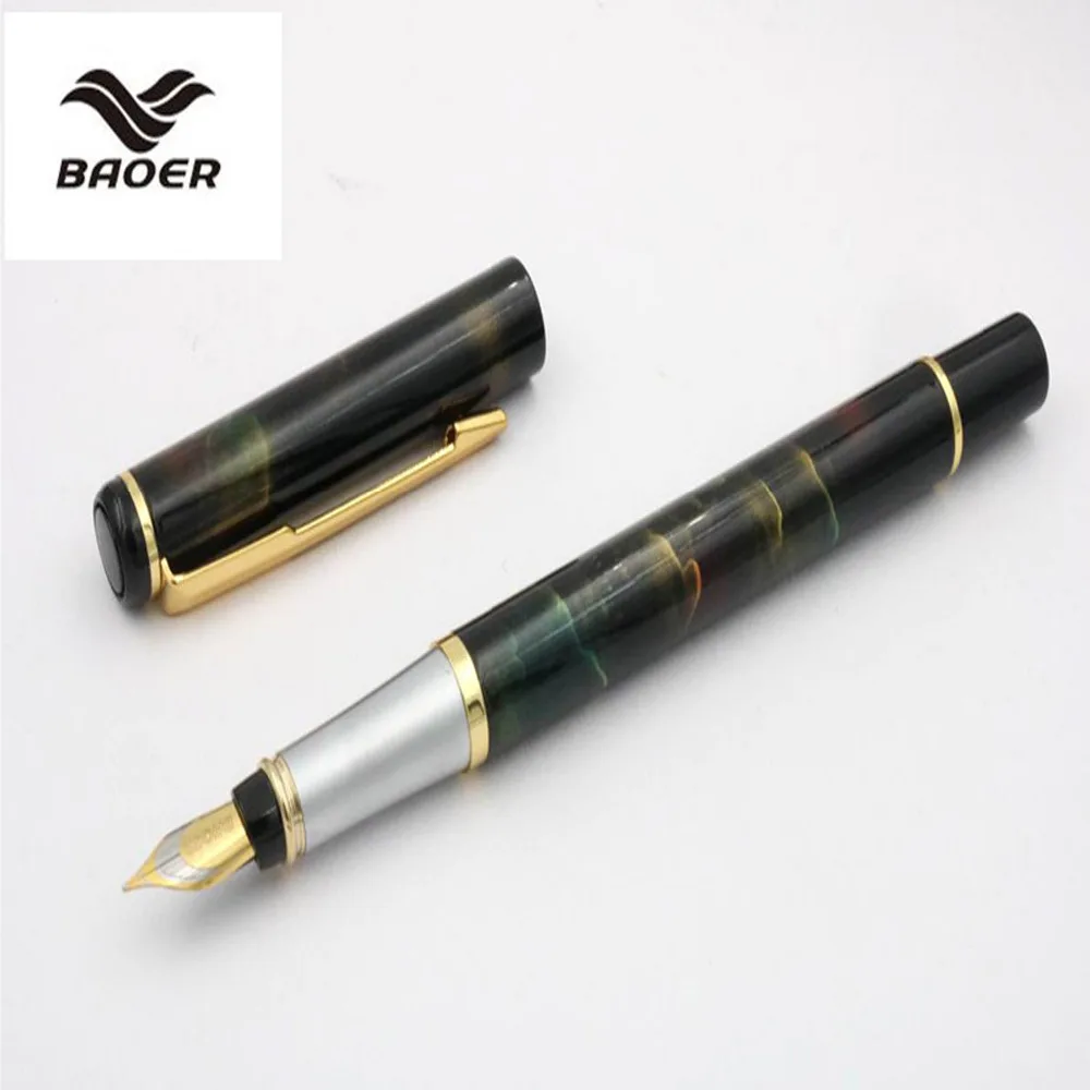 

BAOER 801 Metal stainless steel Golden Arrow decoration GIFT STUDENT Fountain Pen