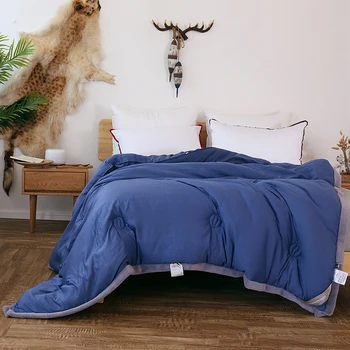 

Soft Warm New Full Filling Duvet High Quality Rabbit hair edge Comfortable Breathable cotton Comforter edredom futon 1pc
