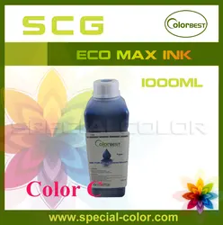 1000 мл Цвет c струйной печати чернила эко Макс чернила для DX5 печатающей головки принтера
