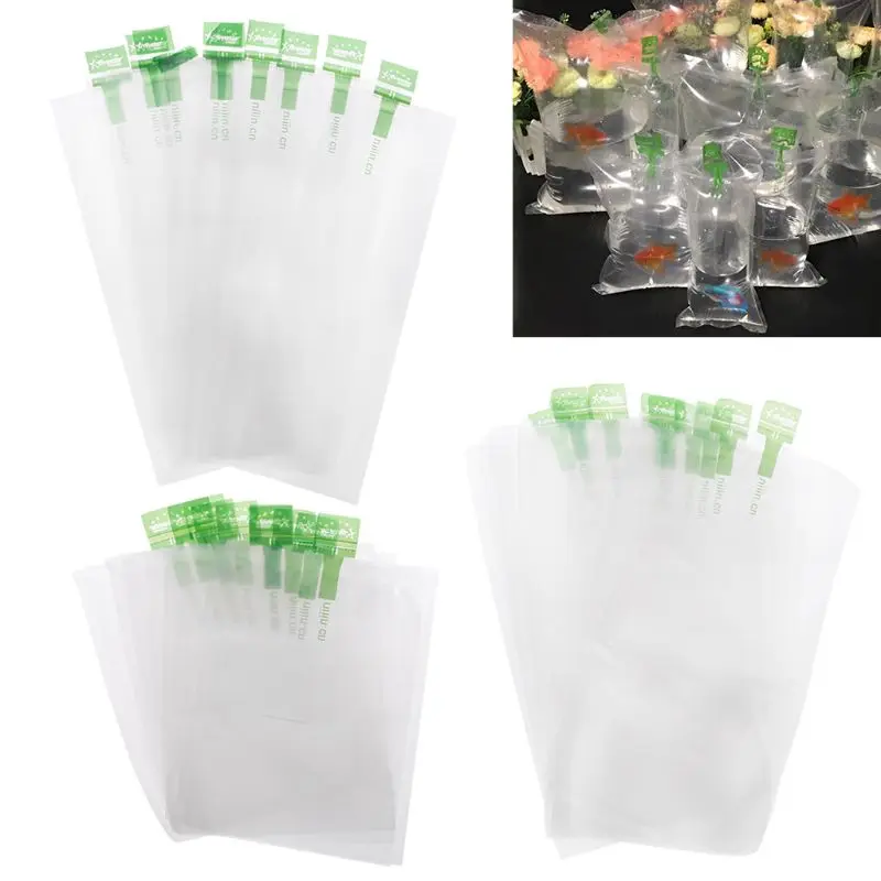10PCS Aquarium Breathing Bags Breather Bags Transport LongLife Fish Shrimp aquarium accessories aquarium breathing bags