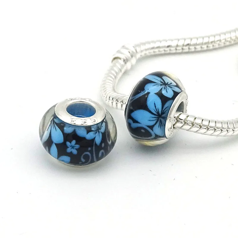 10PCs Fashion Christmas Charms Beads European Bracelet Jewelry Accessories