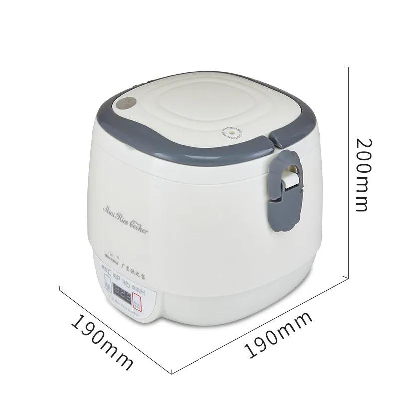 

3 Cups Microcomputer Digital Electric Mini Rice Cooker Student Dormitory Soup Porridge Boiler Noddles Lunch Cooking Pot 1L