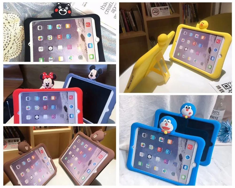 

Cute Cartoon Patterns Case For iPad Pro 10.5 A1701 A1709 Tablet Soft Silicon PC Stand cover For iPad Air 3 10.5'' A2152 Funda