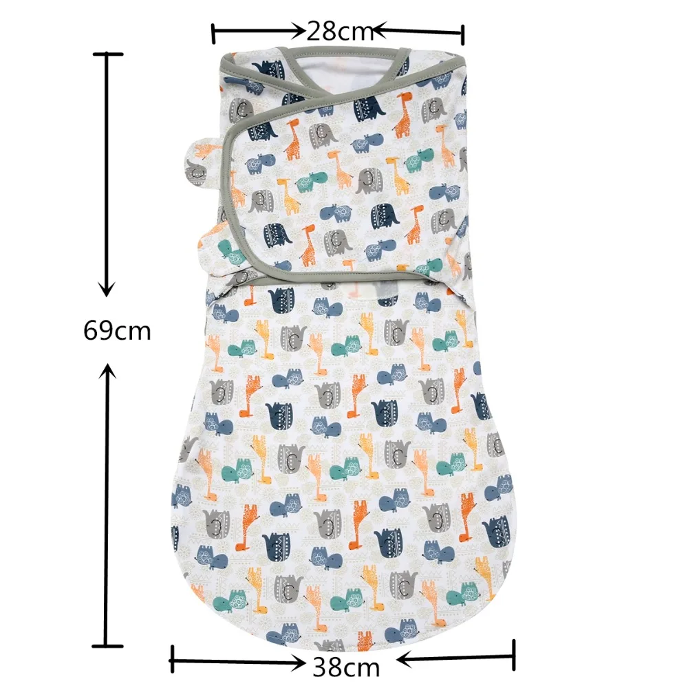 Конверт LionBear для новорожденных от 3 до 6 месяцев, детский спальный мешок-кокон из хлопка с принтом, спальный мешок для новорожденных