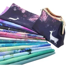 40*49 см имитация шелка цифровая печать diy сумка ткань для Лоскутной Ткани Дешевые telas tecidos ремесла материалы сумка ткань tissu