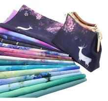40*49 cm Imitação de seda impressão Digital diy saco de tecido para patchwork tecidos telas de pano barato saco de materiais de artesanato tecido tissu