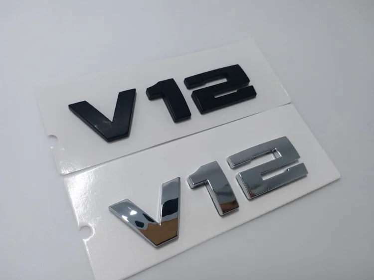 2 шт. ABS M perfermance V12 Автомобильная боковая декоративная Эмблема для BMW E46 E60 E90 F10 F20 F30 M1