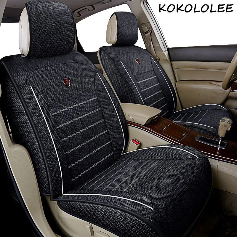 Универсальные льняные чехлы для сидений kokololee Citroen все модели C4 Aircross C5 C2 C6 C Elysee