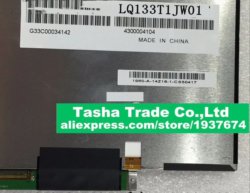 For Sharp LQ133T1JW01 13.3" Laptop LCD Screen IPS LED Display WQHD 2560*1440 LCD Display