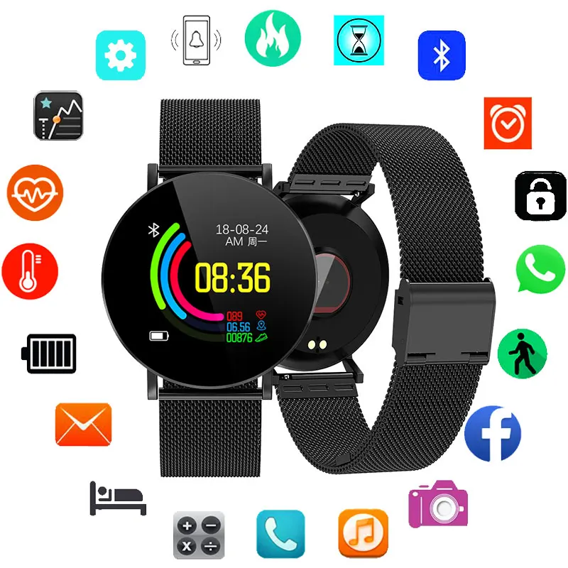 Fashion Smart Watch Men Women For Android IOS Smartwatch Electronics Smart Clock Wach Fitness Tracker Hours Smartwach Wristwatch