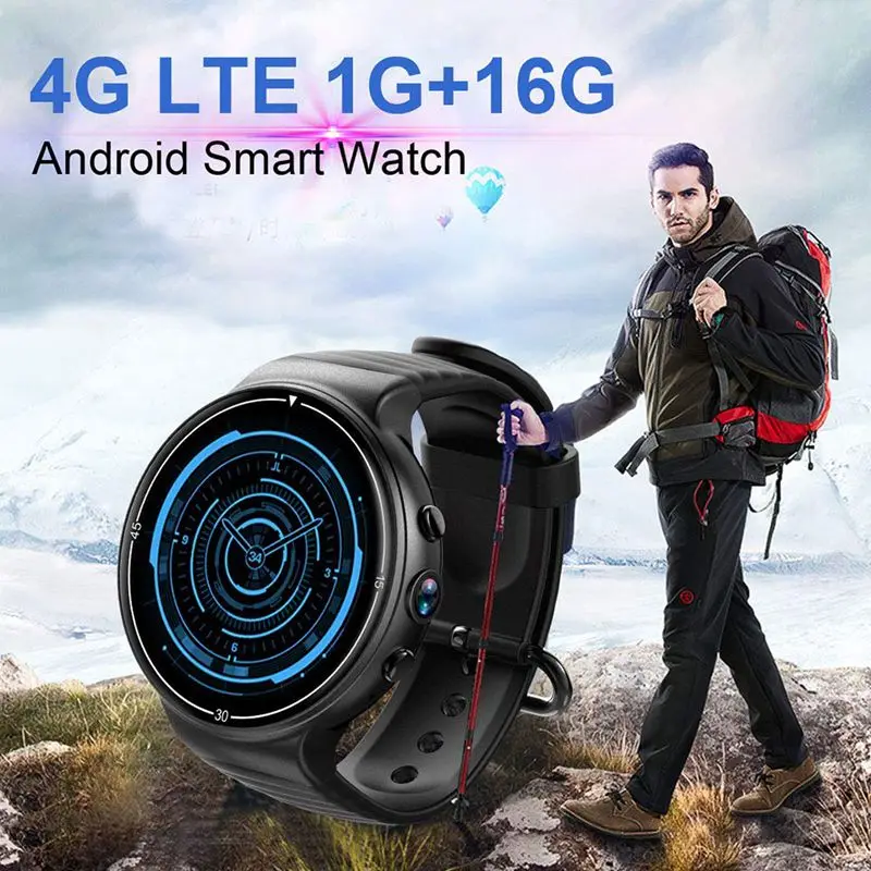 I8 Android7.0 четырехъядерный процессор камера сердечный ритм 4G SIM gps Smartwatch для телефонов/планшетов бизнес часы для мужчин