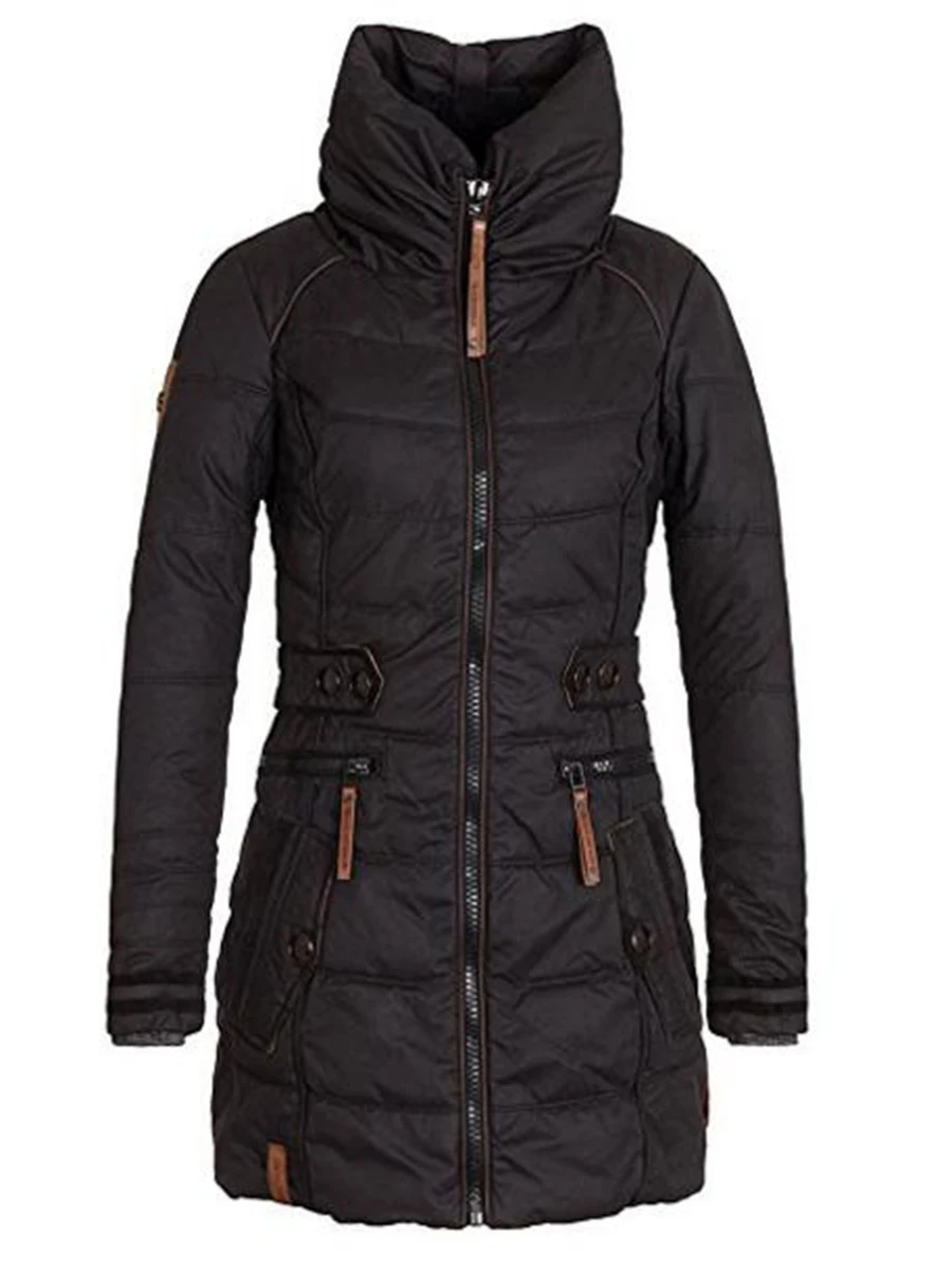 2018 Winter Jacket Basic Top Women Plus Size Parkas Thick Outerwear Solid Hooded Coats Short Female Slim Cotton Padded Warm Coat