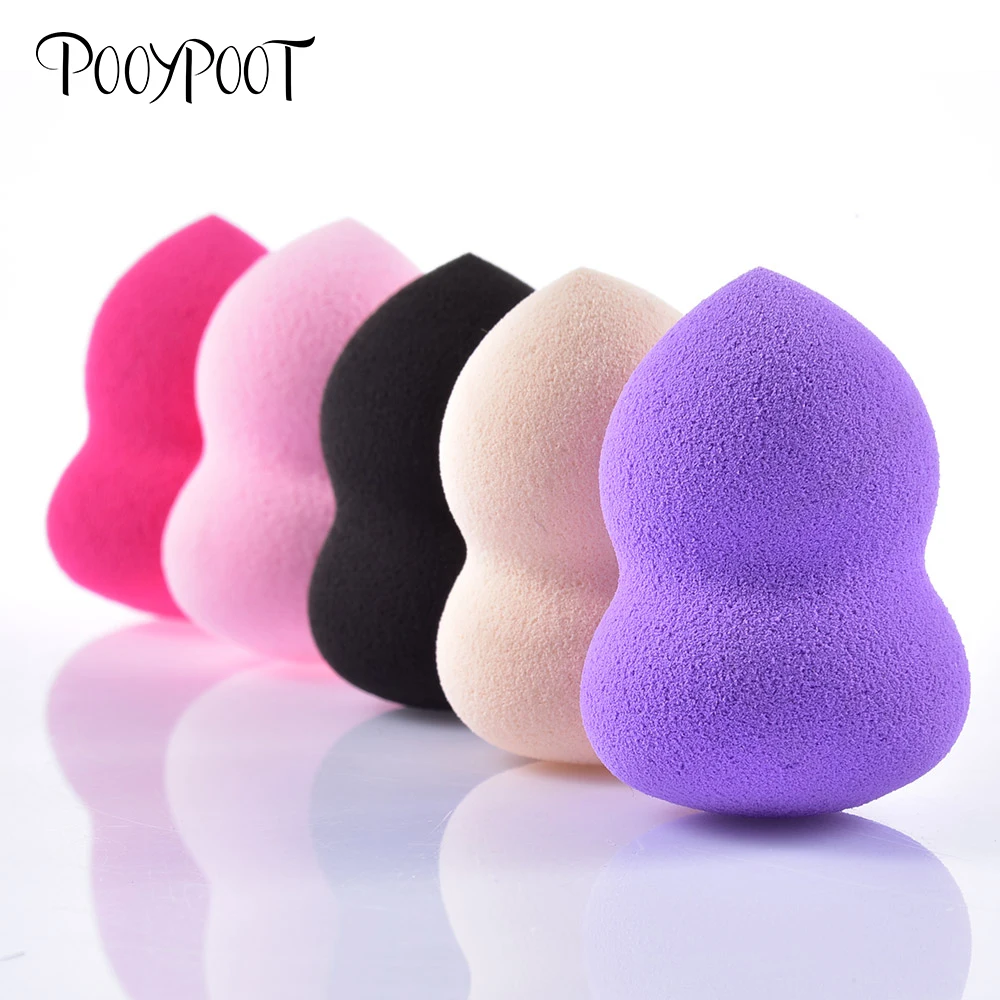 Pooypoot التجميل نفخة ماكياج الأساس الإسفنج مسحوق المخفي مختلطة المكياج نفخة القرع شكل الجمال الأدوات الأساسية