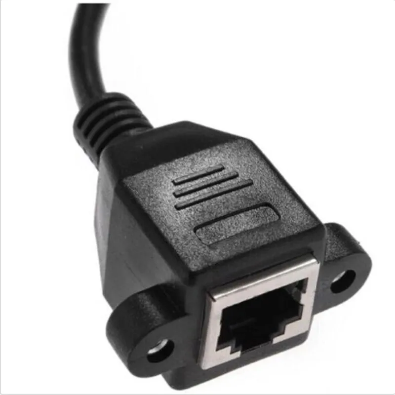 0 6 м RJ45 штекер гнездо винтовое крепление для панели Ethernet LAN Сетевой Удлинительный