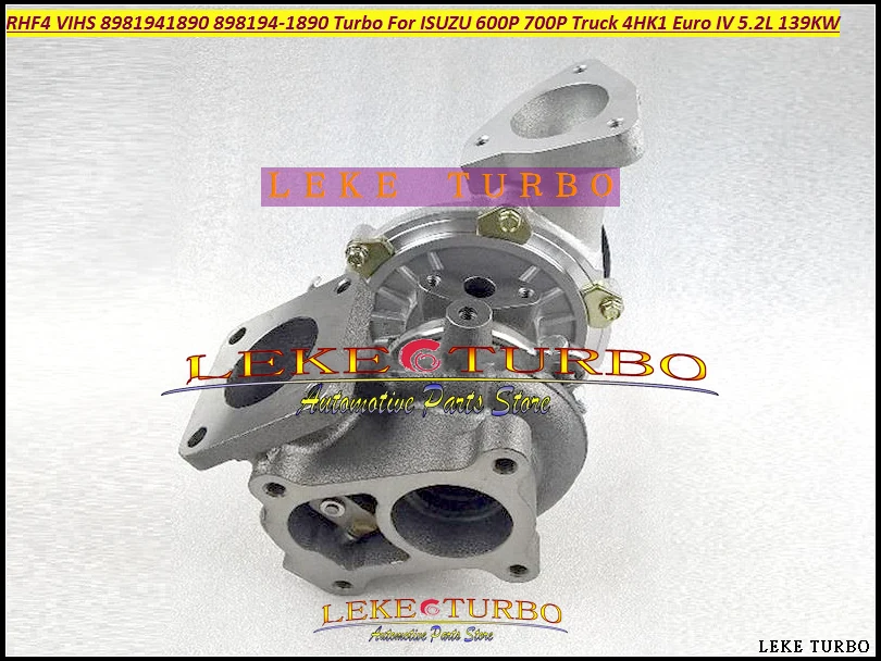 RHF4 VIHS 8981941890 turbine 898194-1890 Turbo Turbocharger For ISUZU 600P 700P Truck 4HK1 Euro IV 5.2L 139KW (3)