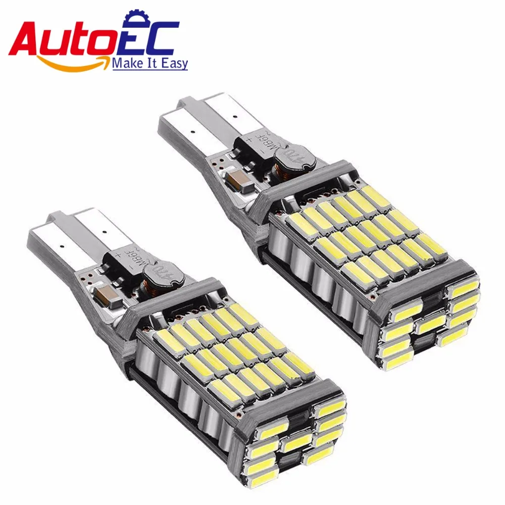 2 шт. Автомобильные светодиодные лампы T15 W16W 45 SMD 4014|lamp white|lamp lamplamp led 4014 |