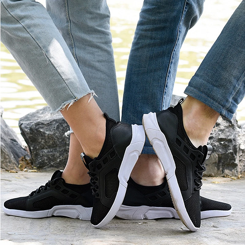 

[Free Shipping]Men And Women Mesh Shoes Fashion feminino light breathable shoes man casual shoes Walking Running Sneakers