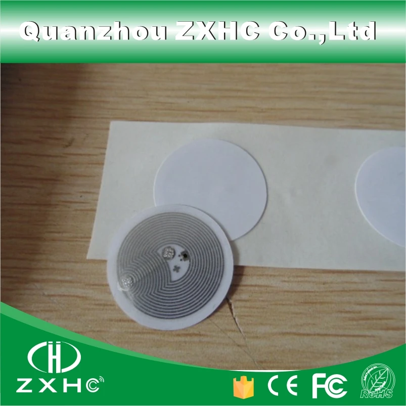 bilder für (100 teile/los) Ntag213 (Ntag203 ist kompatibel) 13,56 Mhz Programmierbare NFC Smart Tags 25mm Papier Aufkleber Für Alle Nfc-handys bilder für (100 teile/los) Ntag213 (Ntag203 ist kompatibel) 13,56 Mhz Programmierbare NFC Smart Tags 25mm Papier Aufkleber Für Alle Nfc-handys