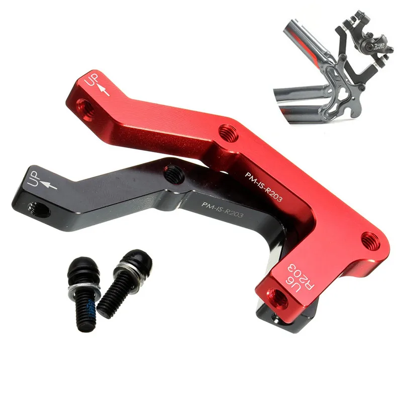 

New Ultralight Bicycle Disc Brake Support Mounting Mount Adapter Rear IS to Post 203mm Repair Tool Kits for MTB Road Bike