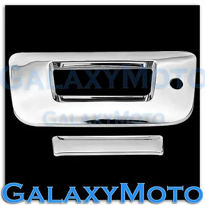 07-13 GMC Sierra 1500+2500+3500 Chrome Tailgate+Keyhole+Camera Hole Handle Cover